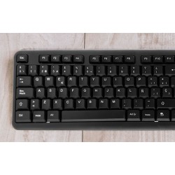 Xtech - Keyboard - Wired - Spanish - USB - Black - Standard XTK-092S