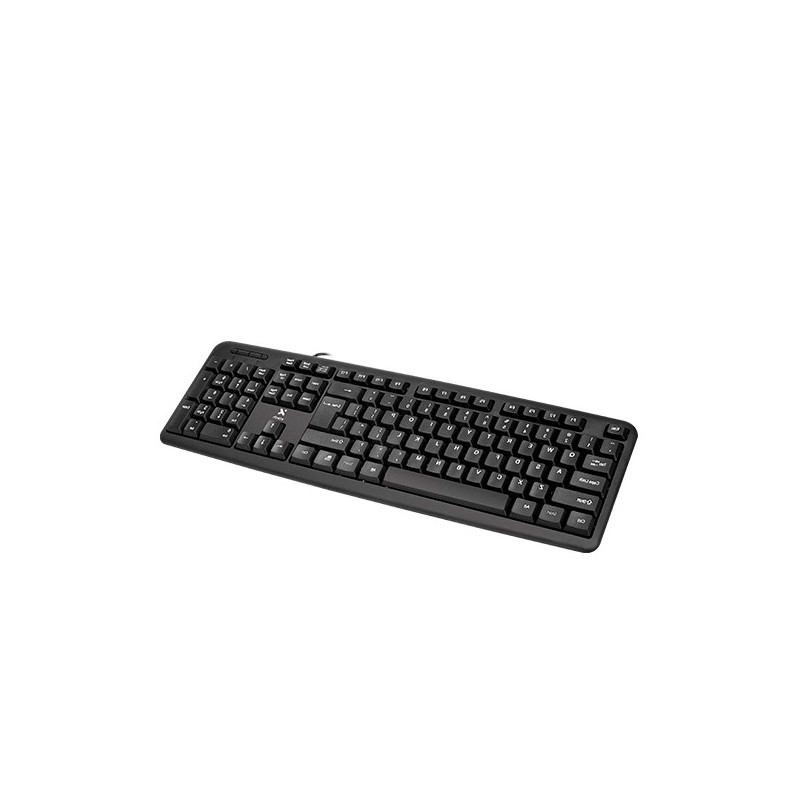 Xtech - Keyboard - Wired - English - USB - Black - Standard XTK-092E