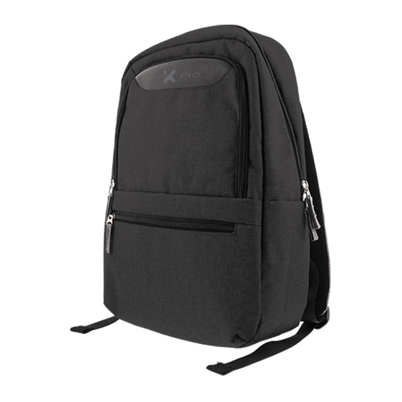 Xtech Winsor XTB-212BK Mochila para laptop 15.6" - Durable poliéster – Color Negro - Panel posterior con acolchado - Tirantes ac