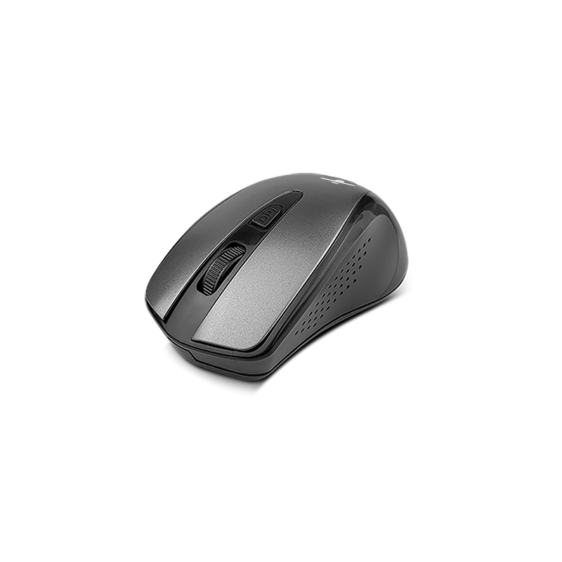 Xtech - XTM-315GY - Mouse - 2.4 GHz - Wireless - Aluminum gray - 4-button 1600dpi