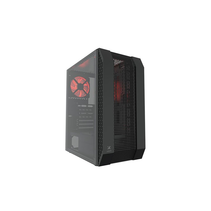 Xtech - XT-GMR3 - Tower - ATX/MicroATX - Black - side Acrylic window