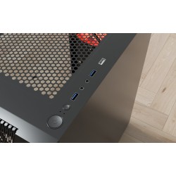 Xtech - XT-GMR3 - Tower - ATX/MicroATX - Black - side Acrylic window