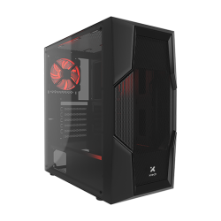 Xtech Gaming Series PHOBOS - Mid tower - ATX - panel lateral con ventana (cristal templado) - sin fuente de alimentación (ATX) -