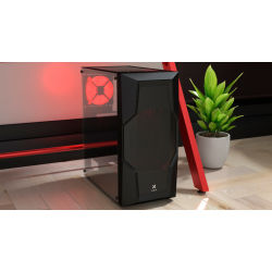 Xtech Gaming Series PHOBOS - Mid tower - ATX - panel lateral con ventana (cristal templado) - sin fuente de alimentación (ATX) -