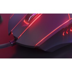 Xtech - XTM-810 - Mouse - USB - Wired - Black - Gaming Stauros 7200d