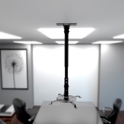 Klip Xtreme KPM-610B - Kit de montaje (pies, montaje en techo inclinado/giratorio) - para proyector - acero - negro - se puede i