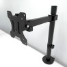 Klip Xtreme KPM-300 - Kit de montaje - para pantalla plana - plástico, acero de alta calidad - negro - tamaño de pantalla: 13"-3