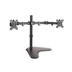 Klip Xtreme KPM-311 - Base - para 2 pantallas LCD - plástico, acero de alta calidad - negro - tamaño de pantalla: 13"-32" - sopo