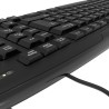 Klip Xtreme KKS-050S - Teclado - USB - español - negro azabache