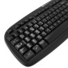Klip Xtreme KKS-050S - Teclado - USB - español - negro azabache