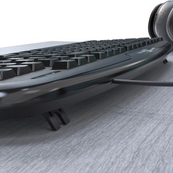 Klip Xtreme KKS-050S - Teclado - USB - español - negro azabache