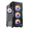 Antec - AX61 - Mid tower - Steel + Plastic - Tempered glass - Micro-ATX / ITX
