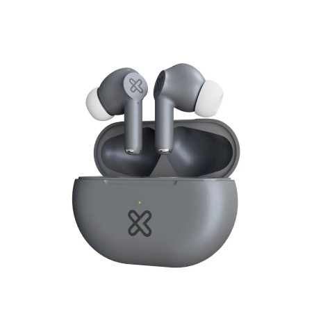 Klip Xtreme - True wireless earphones - Para Phone / Para Portable electronics / Para Tablet - Wireless - 17Hrs IPX Gray