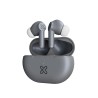 Klip Xtreme - True wireless earphones - Para Phone / Para Portable electronics / Para Tablet - Wireless - 17Hrs IPX Gray