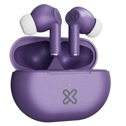 Klip Xtreme - True wireless earphones - Para Phone / Para Portable electronics / Para Tablet - Wireless - 17Hrs IPX Black