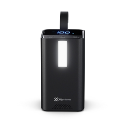 Klip Xtreme - Power bank - 24 pin USB-C - 2 x 4 pin USB Type A / 3 x 24 pin USB-C - Lithium polymer - Para Universal - 100W 50.0