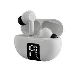 Klip Xtreme - True wireless earphones - Para Phone / Para Portable electronics / Para Tablet - Wireless - 22Hrs ANC White