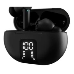 Klip Xtreme - True wireless earphones - Para Phone / Para Portable electronics / Para Tablet - Wireless - 22Hrs ANC Black
