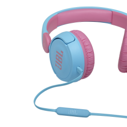JBL - JR310 - Auriculares con diadema - Para Componentes electrónicos portátiles / Para Tablet - Cableado - Azul