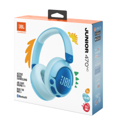 JBL - Headphones - Wireless - JR 470 NC Banded Wireless Blu