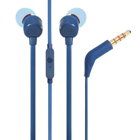 JBL - Headphones - T110 Wired In-ear Blue (S. Ame