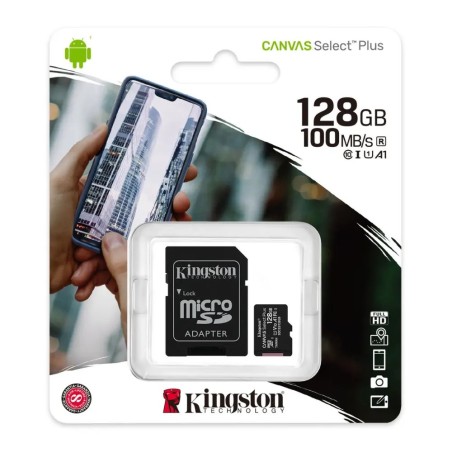 Kingston - Flash memory card - microSDHC - 128GB microSDXC Canvas Select