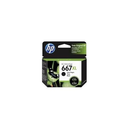 HP - 667XL - Ink cartridge - Black - 3YM81AL