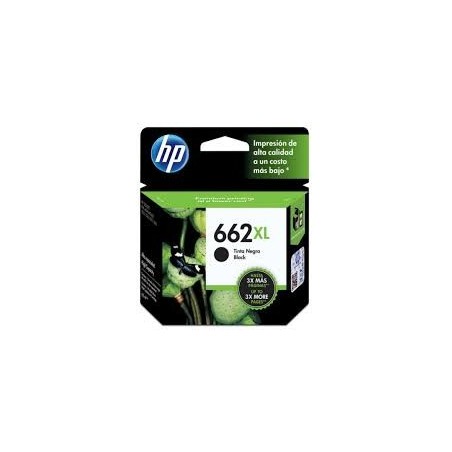 HP 662XL - Alto rendimiento - negro - original - Ink Advantage - cartucho de tinta - para Deskjet 1516, Ink Advantage 15XX, Ink