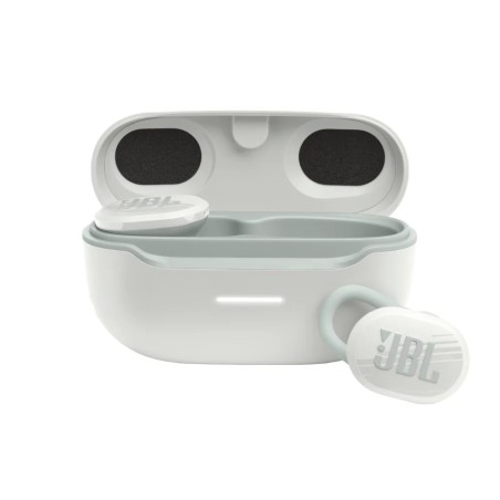 JBL Endurance Race - Auriculares inalámbricos con micro - en oreja - Bluetooth - blanco