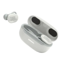JBL Endurance Race - Auriculares inalámbricos con micro - en oreja - Bluetooth - blanco