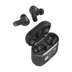 JBL Tour Pro 2 - Auriculares inalámbricos con micro - en oreja - Bluetooth - cancelación de sonido activo - negro