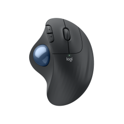Logitech Ergo M575S Series - Mouse - Graphite+Blue Ball Bt
