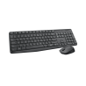 Logitech - Juego de teclado y ratón - MK235 - Español - Inalámbrico - USB - Negro