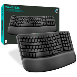 Logitech - Keyboard - Wave keys - Spanish - Graphite