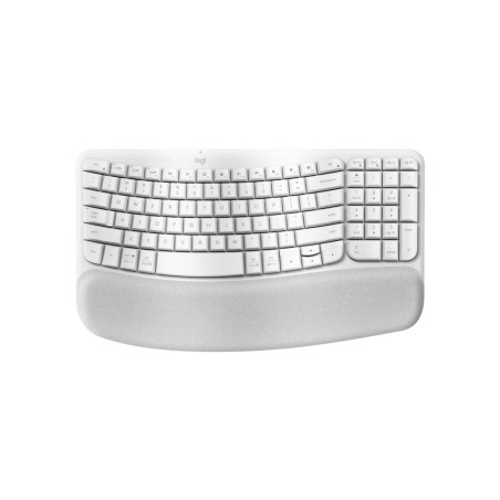 Logitech - Keyboard - Wave keys - Spanish - Off white