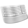 Logitech - Keyboard - Wave keys - Spanish - Off white
