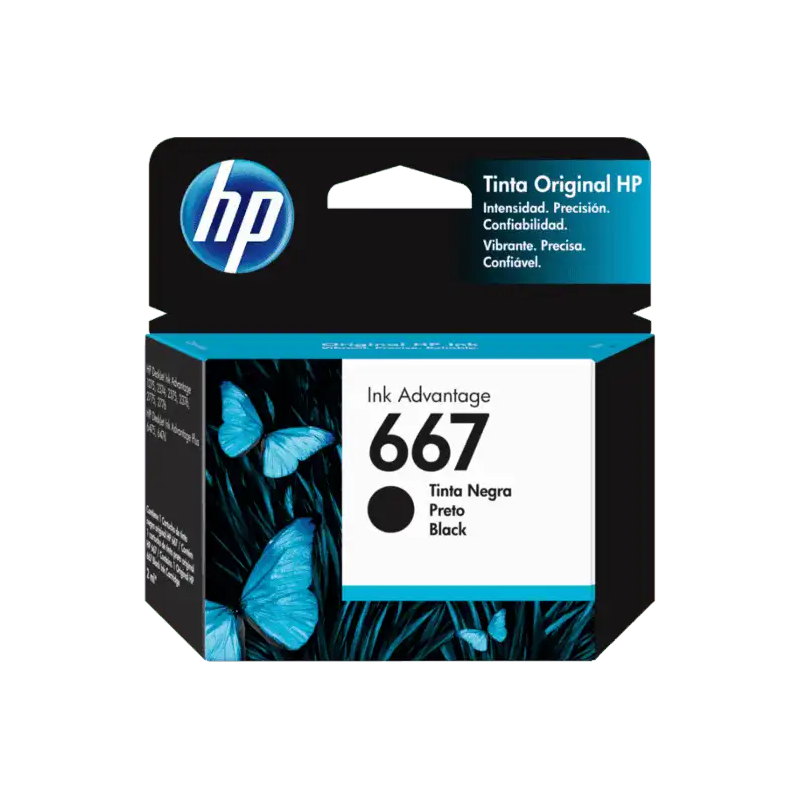 HP cartucho HP 667 negro 3YM79Al