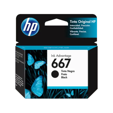 HP cartucho HP 667 negro 3YM79Al