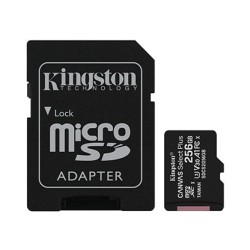 Kingston tarjeta de memoria micro SD canvas c/adaptador (clase 10) SDCS2/256GB