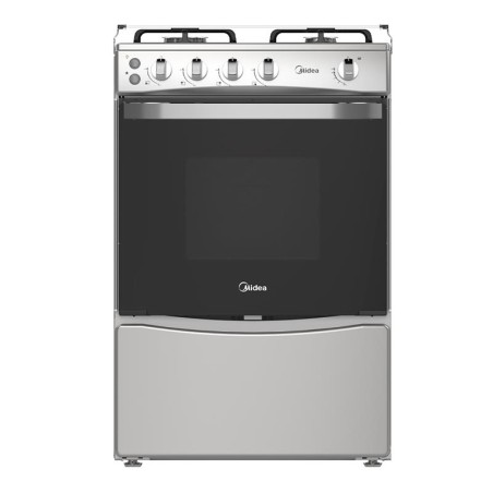 Midea cocina a gas 24 pulgadas 4 quemadores hierro fundido MGS24F1LGAGG-CA