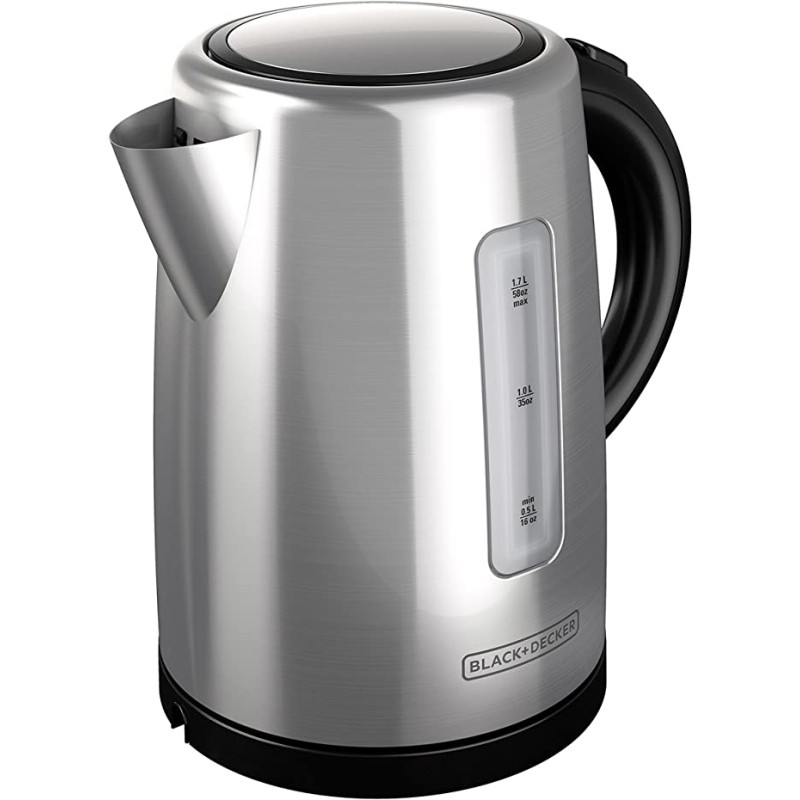Black + Decker hervidor 1.7L inox inalambrico KE2000SD